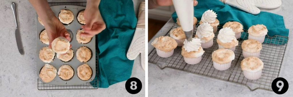 Angel Food Cupcakes Step 8 9