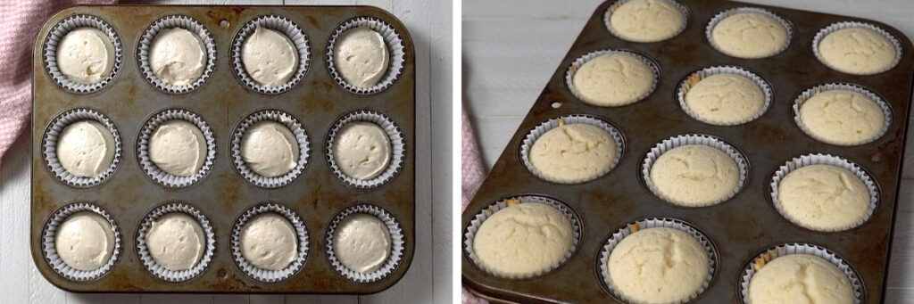 Lemon Raspberry Cupcakes step 3 4