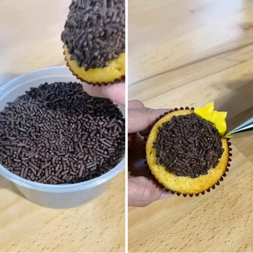 Sunflower cupcake 3 4