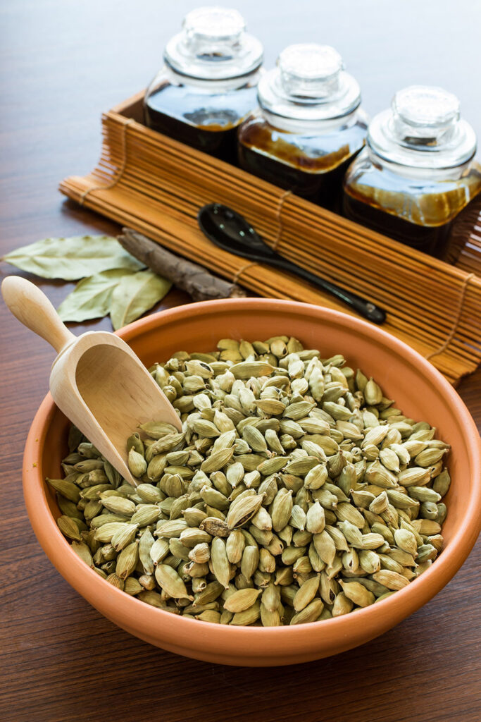 cardamom in a bowl