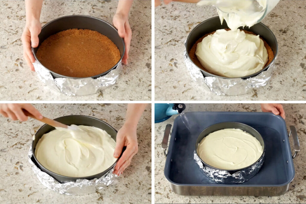 Classic Cheesecake add frosting
