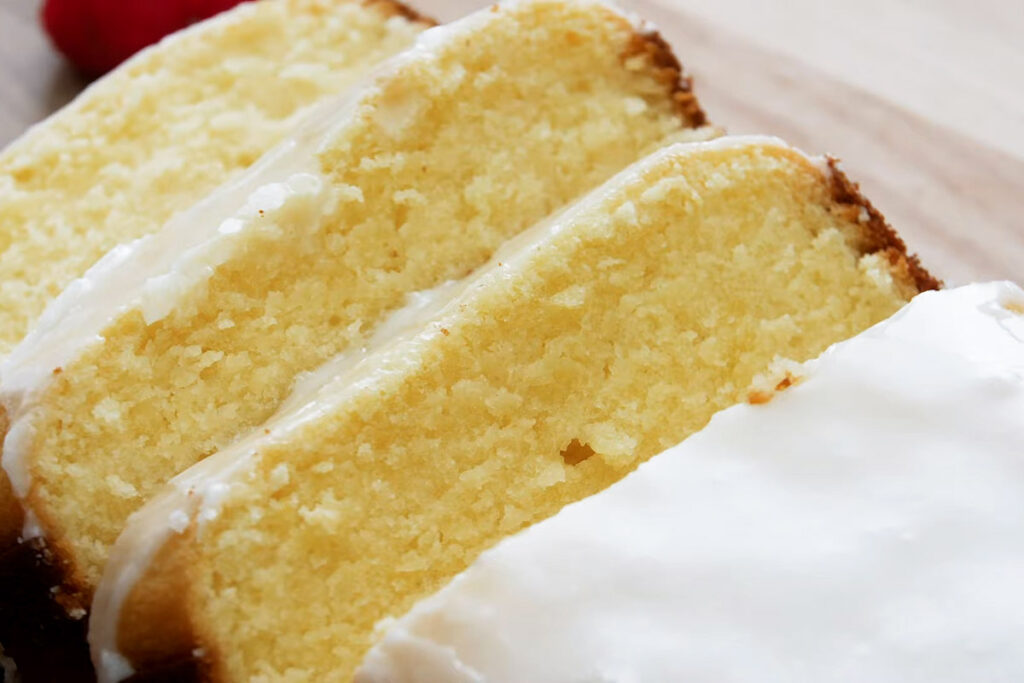 Iced Lemon Pound Cake Recipe