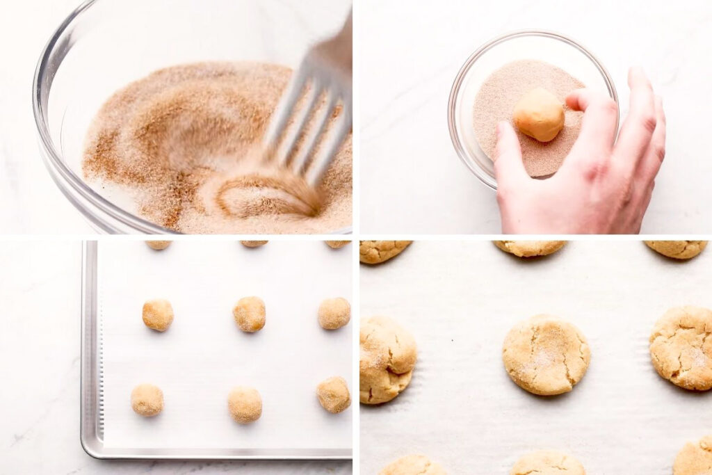 Snickerdoodle Cookie making