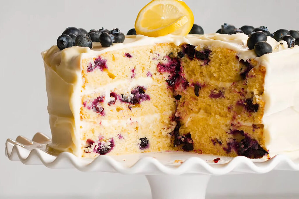 lemon blueberry cake recipe