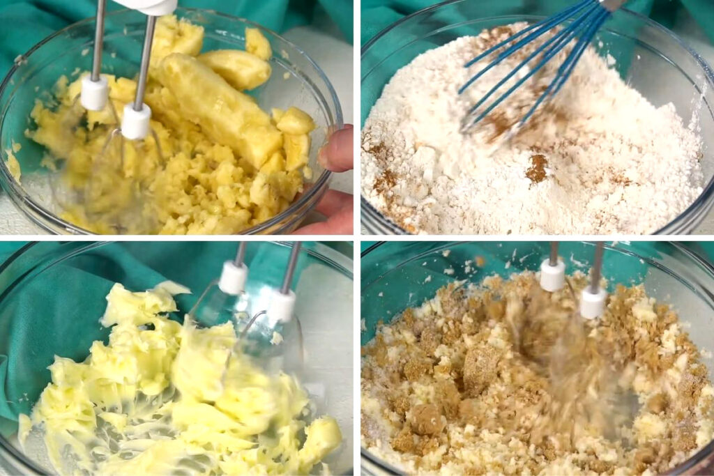 make banana cake batter