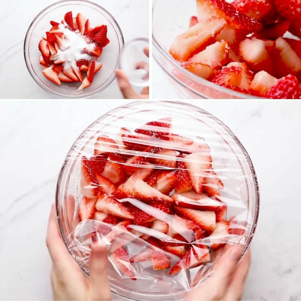 make the strawberry