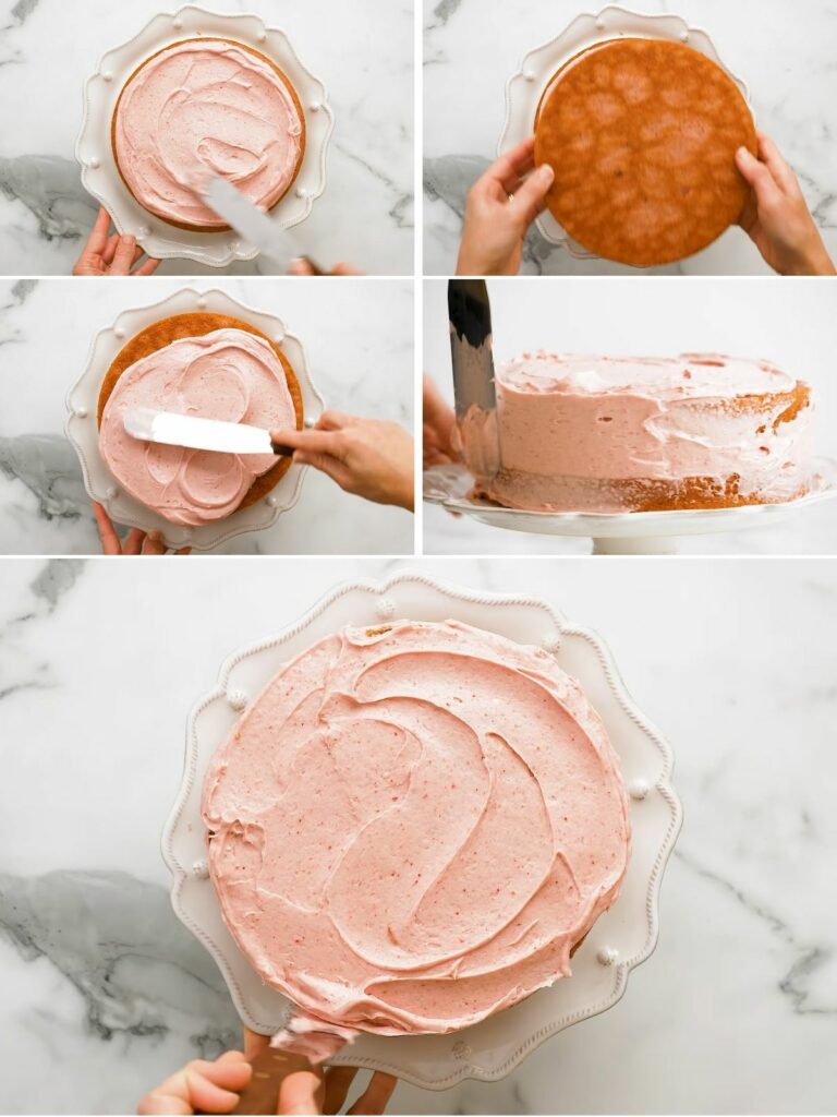 strawberry cake decorating