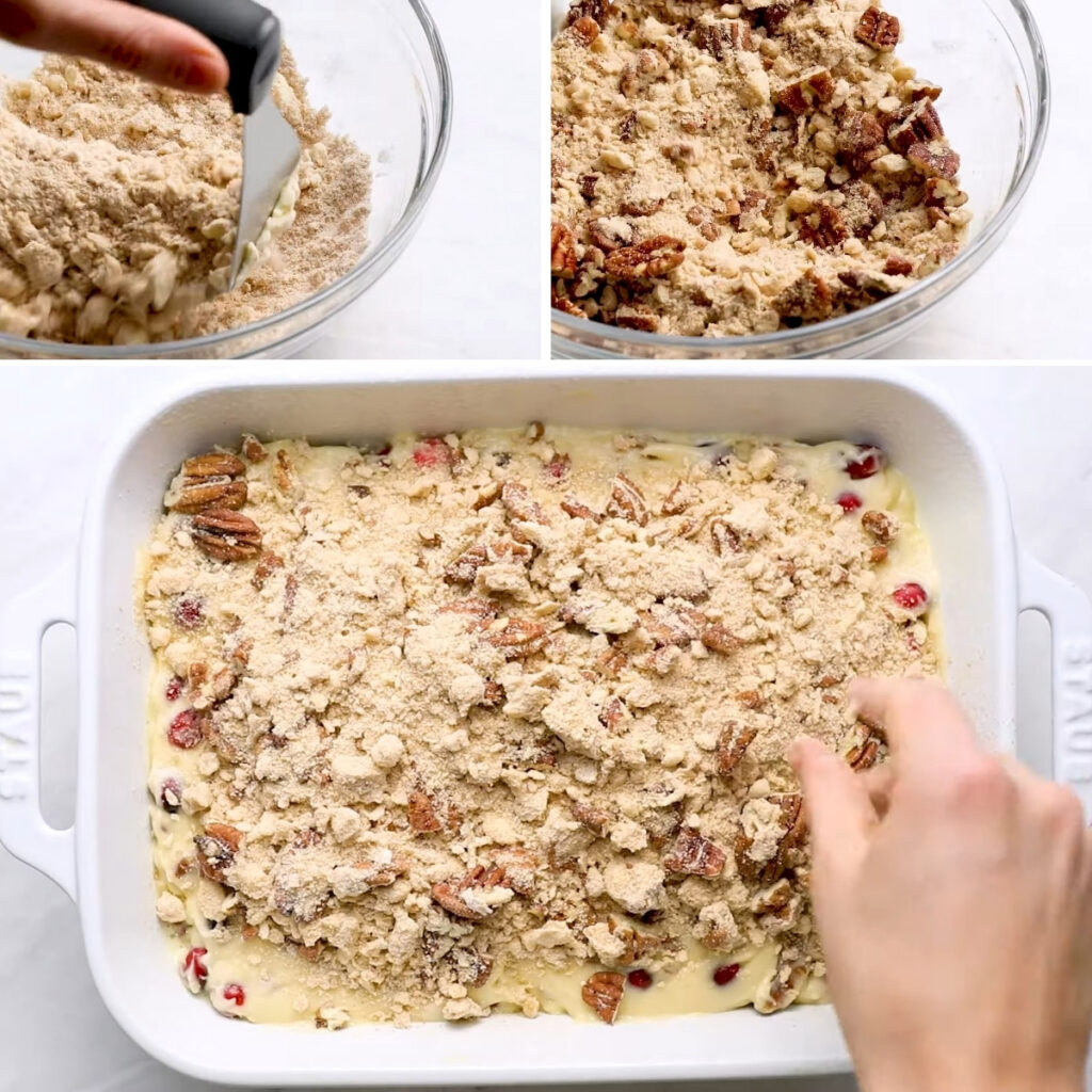 Cranberry Pecan Cake step 6