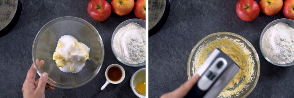 German Apple Cake step 1