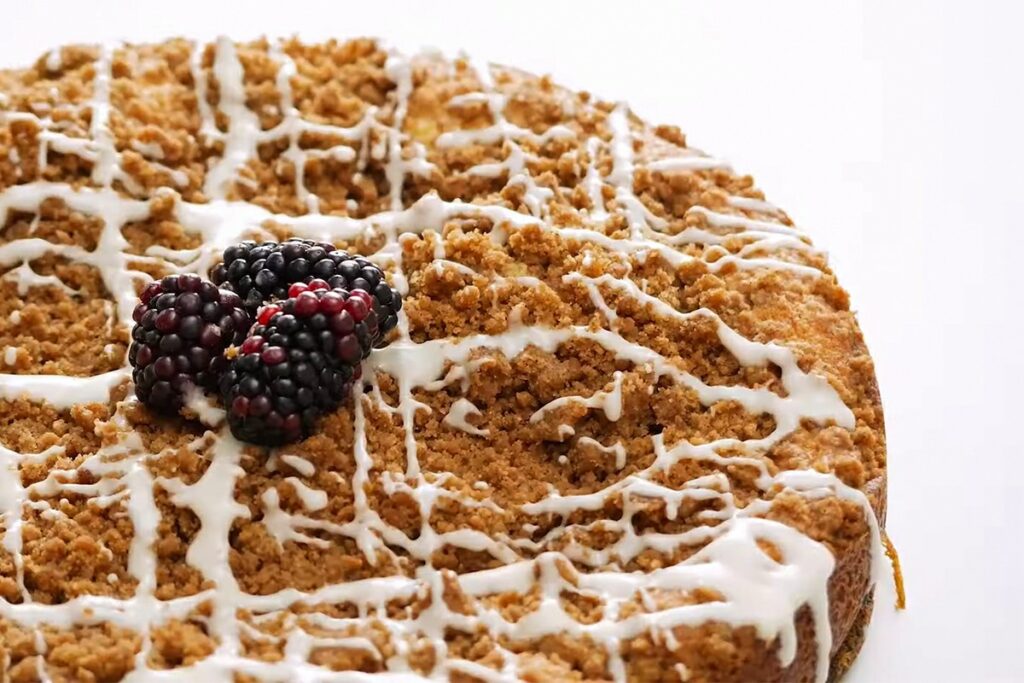 best Blackberry Cream Cheese Crumb Cake