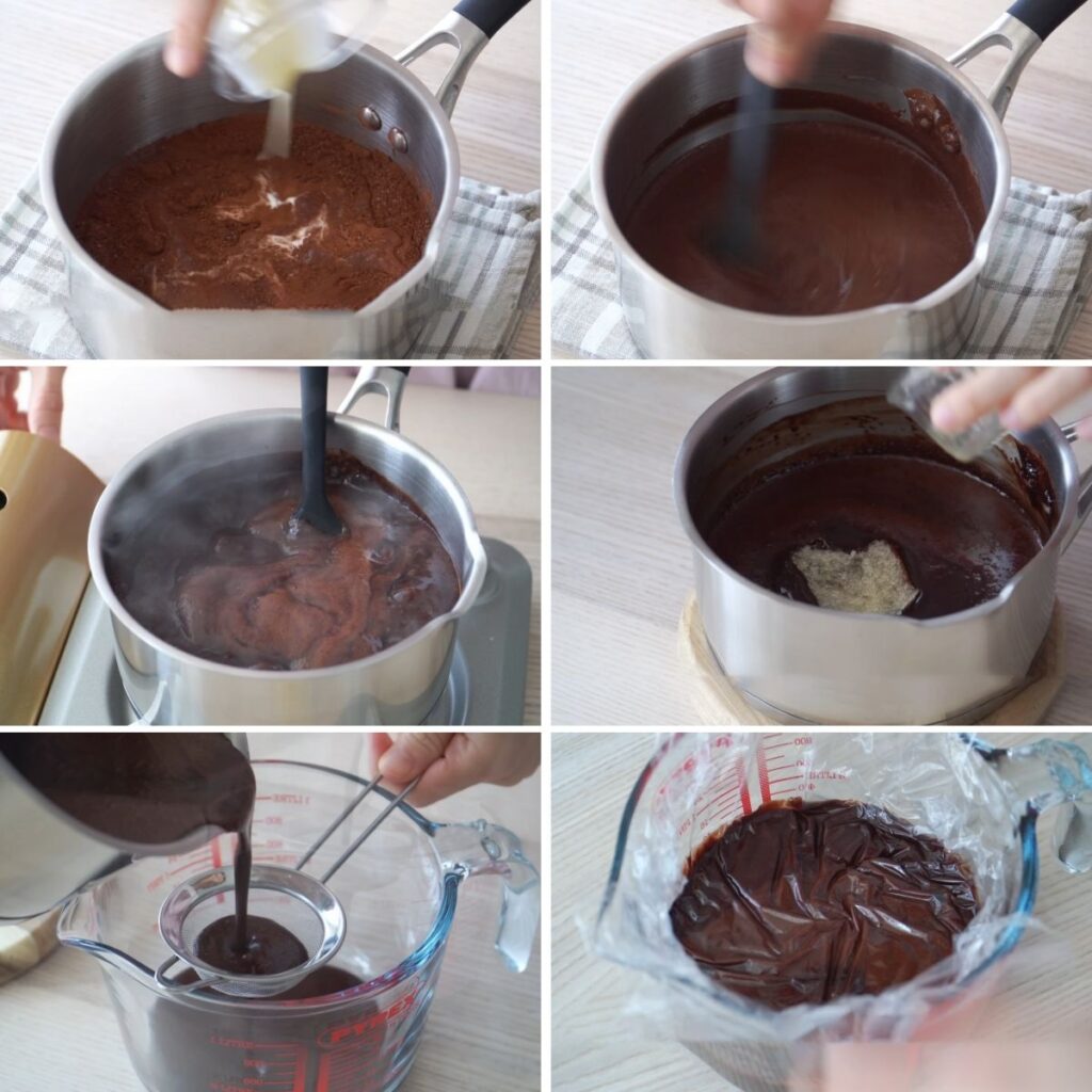 Flourless Moist Chocolate Cake step 15 16
