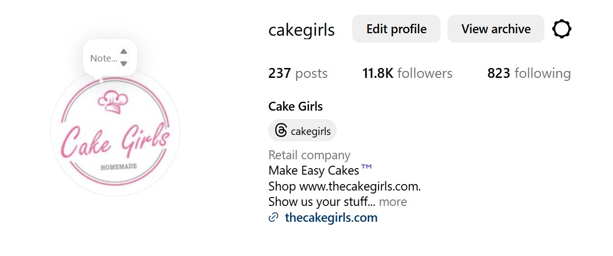 Instagram Cake Girls Instagram Cake Girls
